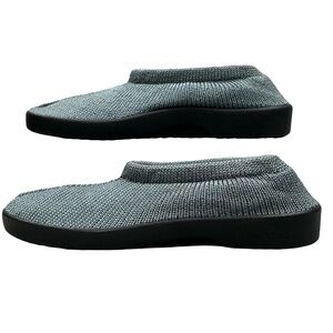 Arcopedico Sec V Gray Blue Knit Slip-On Comfort Vegan Shoes Size 10